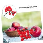 16 Stück Simulierte Kirschtomaten Künstliche Kirschtomaten Heim Fake Obst Requisite Simulationsgemüse Früchte Mini Kirschtomaten Simulationsfrüchte Künstliche Früchte