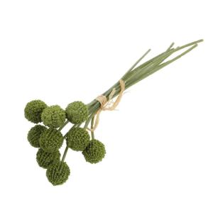 1stk Simulierte Kugelchrysantheme Blumenstrauß Für Die Braut Künstliche Blumen in Großen Mengen Seidenblumenarrangements Chrysanthemensträuße Bulk-vasen Blumensträuße Green