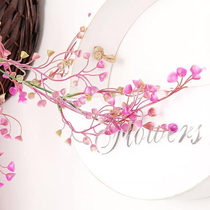 2 stuks hangende mand kunstmatige bloem, kunstmatige bloemen aan de muur, muur gemonteerde kunstmatige bloemen, kunstmatige bloemen buiten, kunstmatige hangplanten voor thuis, tuin