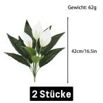 Kunstblüten Flower Kunstblumenstrauß Blumensträuße Blumen Blümchen Kunstblumen Dekoblumen Bouquet Blumenstrauß für Hochzeit Haus Tischdeko 1510
