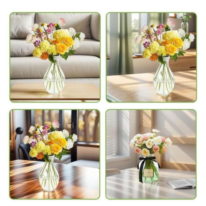 Silikon-Blumenarrangement-Werkzeuge, staubdichte Ornamente, Dekoration, Waterpro Desktop L1O3 Vase, feuchtigkeitsbeständig