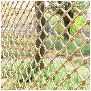 Kinder Sicherheitsnetz Hochbett Netz Hanf Netz Schutznetz Sicherheitsseilnetz für Kinder Natur Jutenetz Seilnetz für Balkon Schutz Spielplatz Treppe Hanfseil für Hängematte Bau
