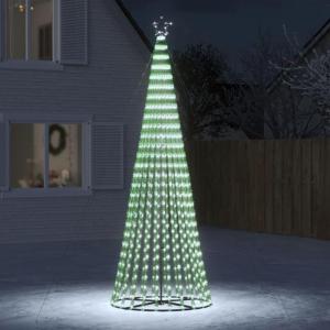 LED Weihnachtsbaum Aussen Kegelform Weihnachtsbaum Metall Groß Kaltweiß 688 LEDs Tannenbaum Lichterbaum Weihnachtsdeko Aussen Weihnachtsbaum Tanne 300 cm