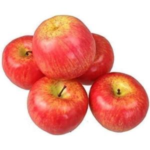 Kunstdecoratie, 5 stuks, rood, 20-40 g/uur, levensecht plastic fruit, plastic fruit, kunstfruit, fruit, decoratie, etalage, huishouden, keuken, feest, hotel, 5 stuks