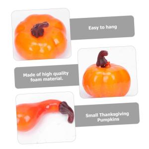 Schreibtischaufsatz 250 STK Kürbis-Ornamente Herbstdeko Weihnachtsdeko Schaum Halloween Kamin Halloween-Requisiten