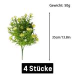 Künstlicher Blumenstrauss Kunstblumen Künstliche Blumen Deko Kunstblumenstrauß für Hausgarten Party Hotel Büro Hochzeit Deko Frühlingsdeko 0815