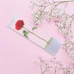 Verpakking zakken doos doorzichtige doos display doos roos verpakking doos met handvat deksel bloemen ordening doos bloemisten geleverd voor Home Shop ? Transparante acryl doos lip