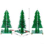 3D-Weihnachtsbaum-LED-Bausatz zum Selbermachen, LED-Weihnachtsbaum, Leiterplatte, Montageset (3 Farben)
