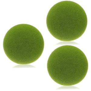 3St Simulierter Moosball dekorative Kugeln aus Moos Künstliche Pflanzen für den Außenbereich Außenvase kunstpflanze kunstplflanze Party Mooskugel Ornamente aus Mooskugeln Schau