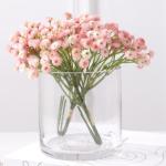 Künstliche Schleierkraut Seidenblumen, lebensechte Blüte, allergiefreundliches Geschenk (Rosa)
