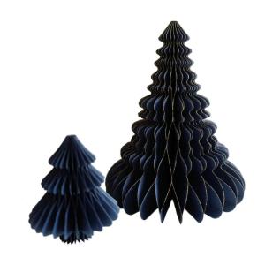 Papieren kerstboom, decoratief kunsthandwerk met meerlaagse splitten, kerstdecoratie om te knutselen, tafelopzetstuk van papier, ideaal voor het creëren van een feestelijke sfeer 