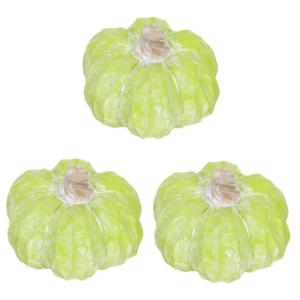 Pompoen 3 Stuks Pompoen Decoratie Pompoen Tafel Decoratie Miniatuur Pompoen Figuur Vintage Pompoen Figuren Voor Buiten Mini Figuur Rustiek Decor Pompoen Model Halloween Pompoen Dec