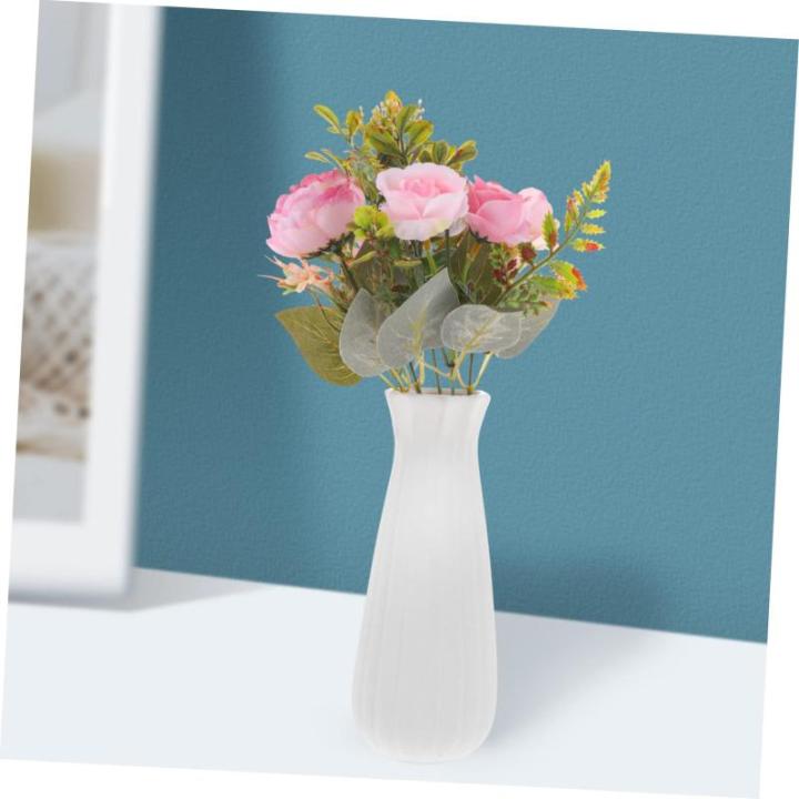 Künstlicher Pfingstrosenstrauß Hochzeitssträuße Kunstblumen Nordisches Dekor Hochzeitsdekorationen Für Die Zeremonie Seidenblume Ramo De Flores Artificiales Seidentuch Rosa