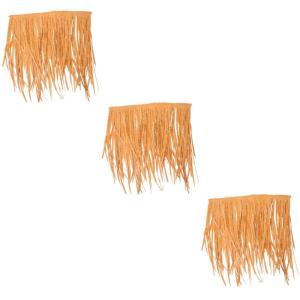 3st Strohdekoration Gartendekoration Gartenhütte Grasdach Für Vogelscheuchenkostüm Künstliches Strohdach Selber Machen Gefälschte Strohabdeckung Lebensechtes Strohdach Sport