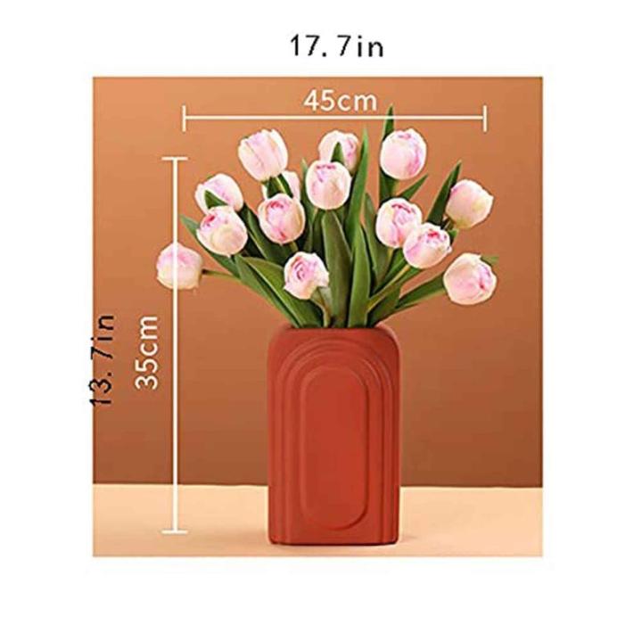 Kunstblumen Künstliche Blumen für den Innenbereich, Simulationsstrauß, künstliche Seidenblume, Tulpe, florales Kunstblumen-Dekor, künstliche Blumen in Vase für jeden Anlass