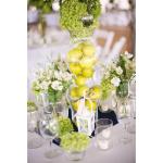 Kunstdecoratie, 5 stuks (geel, 90-120 g/stuk), levensecht plastic fruit, plastic fruit, kunstfruit, fruit, decoratie, etalage, huishouden, keuken, feest, hotel, kinderkeuken, speel