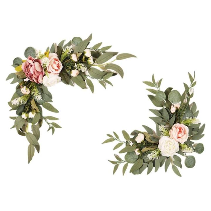 Empfang Seiden Tulpen Arrangements Hochzeit Gemischte Pfingstrosen Willkommensschild Veranstaltungsverzierungen