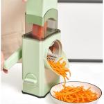 Rotary Cheese Grater Shredder - Kitchen Manual Speed Slicer mit Griff Starke Saugbasis für Kartoffel, Karotte, Gemüse, Nüsse, Zucchini,C