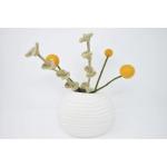 Eucalyptus-tak in scandi-stijl, natuurlijk vilt, handgemaakt, fairtrade, liefdevolle paasdecoratie, saliekleuren, 1 x - 30 cm