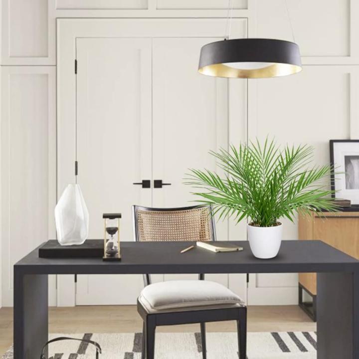 Kunstplant in pot, kunstpalm, decoratie, moderne kunstpalm, , kunststof, plantendecoratie voor woonkamer, balkon, slaapkamer, badkamer, tafeldecoratie, wit