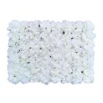 1 stuk 40 cm x 60 cm bloemenwandpaneel, , wandpaneel, bloemen, achtergrond, voor bruiloft, verjaardag, feest, woondecoratie, wanddecoratie, wit E