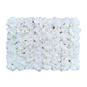1 stuk 40 cm x 60 cm bloemenwandpaneel, , wandpaneel, bloemen, achtergrond, voor bruiloft, verjaardag, feest, woondecoratie, wanddecoratie, wit E