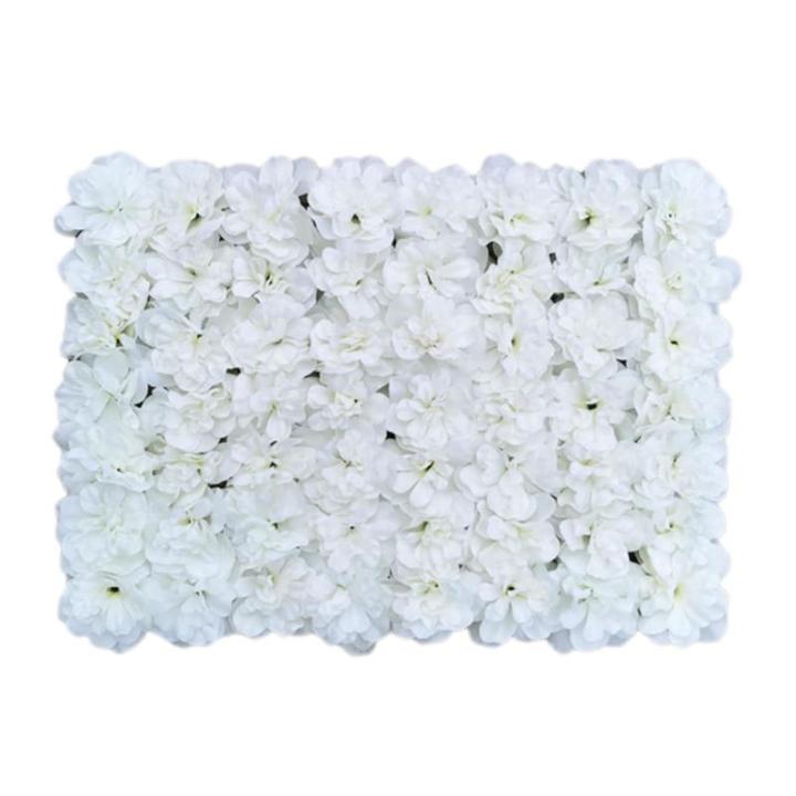1 stuk 40 cm x 60 cm bloemenwandpaneel, , wandpaneel, bloemen, achtergrond, voor bruiloft, verjaardag, feest, woondecoratie, wanddecoratie, wit E