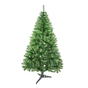 Kunstkerstboom met metalen standaard, spar 120 cm - 210 cm (Glanzend Groen, 120cm 184Tips)