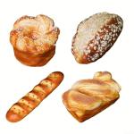 Künstliches Brot Fake Brot Simulation Realistische Lebensmittel Kuchen Französisch Brot Dessert für Party Dekoration Display Requisiten Echtes Modell Fotografie Requisite (D)