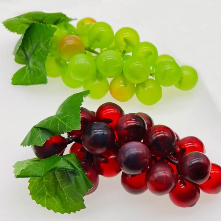 3 spiesen kunststof druiven plastic fruit kunstmatige simulatie kunstmatige kunststof druiven voor bruiloftsfeest decoratie foto rekwisieten