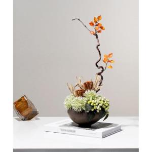 Kunstblumen Elegantes künstliches Blumenarrangement – ​​Topfpflanzen aus Keramik und Silikon für Hotel-, Restaurant- und Heimdekoration für jeden Anlass