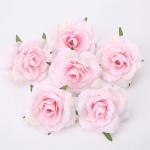 Künstliche Blumen, 30 stücke Echt Aussehende Schaum Gefälschte Rosen mit Stielen for DIY Hochzeit Bouquet Handwerk Party Valentinstag(Pink)