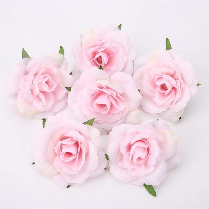 Künstliche Blumen, 30 stücke Echt Aussehende Schaum Gefälschte Rosen mit Stielen for DIY Hochzeit Bouquet Handwerk Party Valentinstag(Pink)