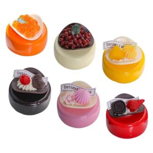 Fake Kuchen künstliche Kuchen 12 Stücke Simulation Kuchen Lebensechte Gefälschte Kuchen Modelle Dessert Modell Künstliche Dessert Decor Realistisches Essen
