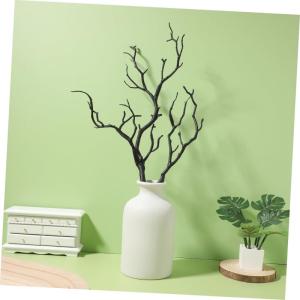 4 Stück Halloween Dekoration AST Orangefarbene Zweige Künstlich Belebte Pfingstrosen Halloween Baumschmuck Bäume Weihnachten Künstliche Zweige Baumreben Künstlicher