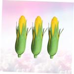 6 STK Mini-kunstmais Foto Realistisch Ohren Modelle Für Dekoration Künstliches Gemüse Design Master Sprühfarbe Essen Kostüme Herbstdeko Ornamente Kind Gefälschtes Gemüse