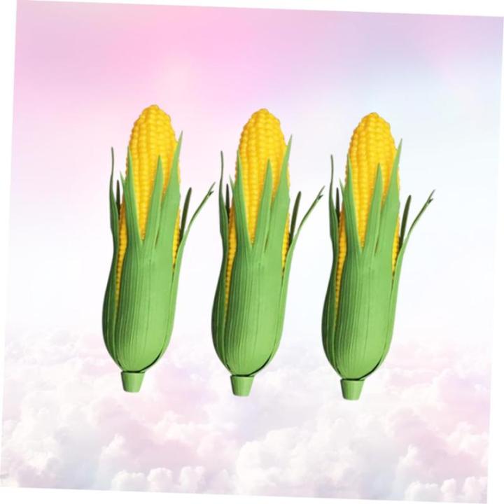 6 STK Mini-kunstmais Foto Realistisch Ohren Modelle Für Dekoration Künstliches Gemüse Design Master Sprühfarbe Essen Kostüme Herbstdeko Ornamente Kind Gefälschtes Gemüse