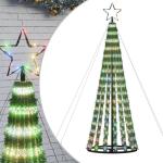 Weihnachtsbaum Kegelform Weihnachtsbaum Beleuchtung Christbaumbeleuchtung Weihnachtsbeleuchtung Weihnachtsdeko für Weihnachten, Party275 LEDs Mehrfarbig 180 cm