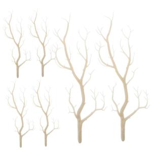 18 STK Halloween-Korallentote Zweige Manzanita trockene Zweige Modelle mit künstlichen Zweigen Kunststoffzweige Dekorationszweige weihnachtsdeko Links Zweige zur Dekoration Äste