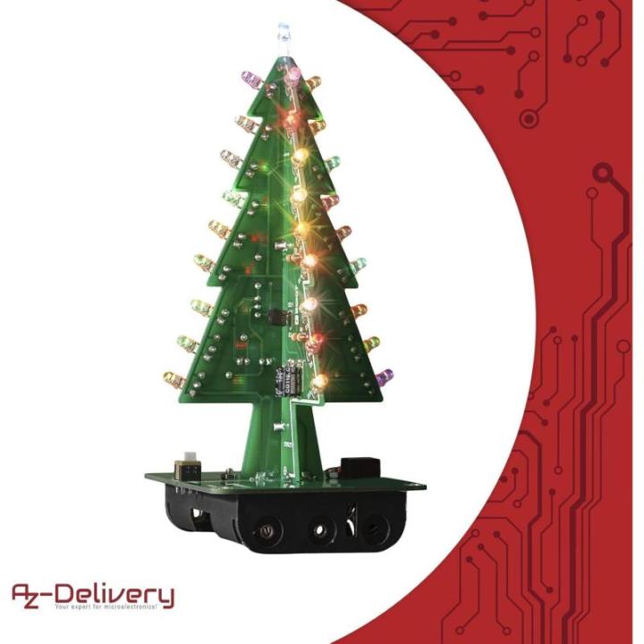 5 x DIY LED kerstboomkit om zelf te solderen Inclusief E-Book!