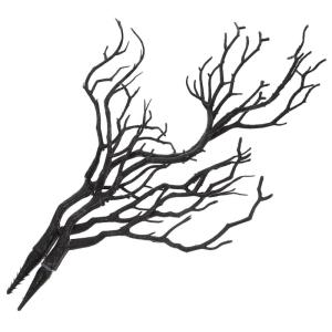 2St Halloween-Dekoration Äste Simulation Korallenzweig künstliche Blumenkunst Halloween Dekoration Halloween dekoartikel weihnachtsdeko Links Vase füllende Zweige dekorative Zwe