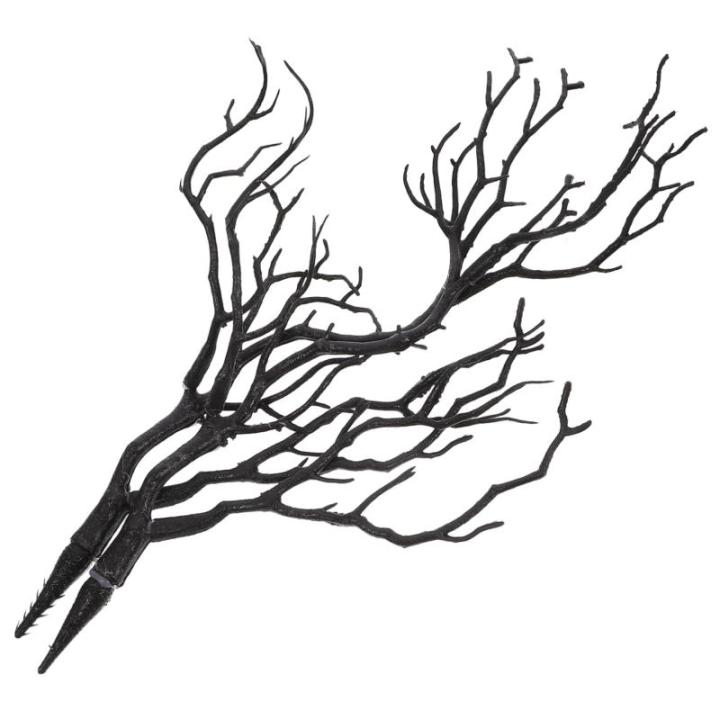 2St Halloween-Dekoration Äste Simulation Korallenzweig künstliche Blumenkunst Halloween Dekoration Halloween dekoartikel weihnachtsdeko Links Vase füllende Zweige dekorative Zwe