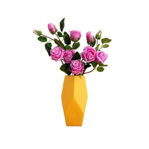Kunstblumen Künstliche Blumen für den Innenbereich, Simulationsstrauß-Set mit Vase, künstliche Seidenblumen, Dekoration für Tischdekoration zu Hause für jeden Anlass