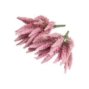 Kunstmatige Erikabousch/Erika met 19 stelen Kleur: roze (2 stuks)