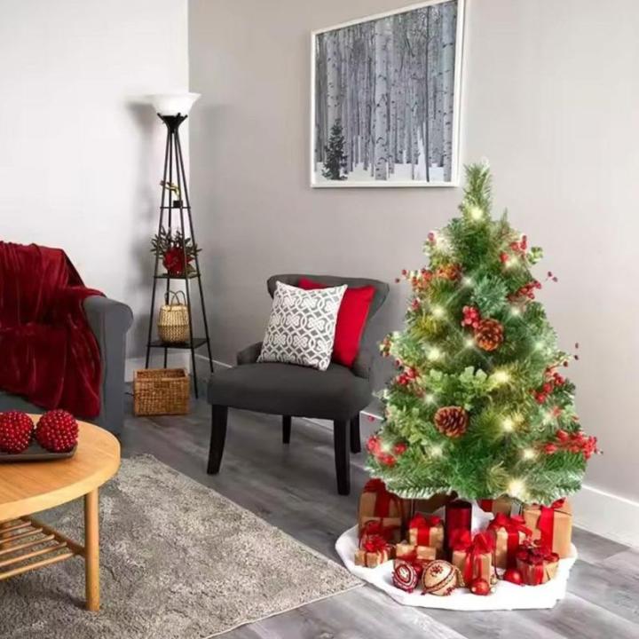 Holiday Planter Filler, Artificial Christmas Urn Filler, Faux Christmas Flowers for Outdoor Planters, Lighted Artificial Christmas Pre-lit Decorations with Tripod Stake, Pot Filler