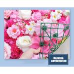 1 stuk 40 cm x 60 cm bloemenwandpaneel, , wandpaneel, bloemen, achtergrond, voor bruiloft, verjaardag, feest, woondecoratie, wanddecoratie, wit E