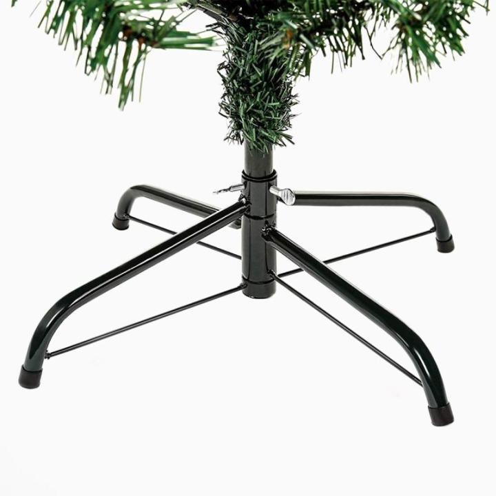 Kunstkerstboom, 150 cm (diameter ca. 75 cm), 420 takken, vlamvertragend, pvc-dennenboom, kerstboom met snel opbouwsysteem, inclusief kerstboomstandaard, eenvoudige montage, groen