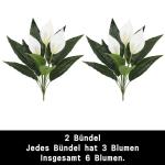 Kunstblüten Flower Kunstblumenstrauß Blumensträuße Blumen Blümchen Kunstblumen Dekoblumen Bouquet Blumenstrauß für Hochzeit Haus Tischdeko 1510