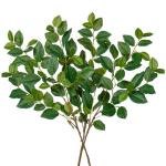 Set van 3 , ficus, , , takken, stammen, bladeren voor vazenvulling, thuis, bruiloft, kantoor, decoratie, keukendecoratie, tafeldecoratie, bruiloft