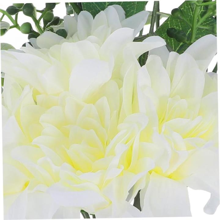 1 Satz Simulierte Vasenornamente Künstliche Blumen mit Vase Dekoration für Zuhause Dekoration für Feiern Hochzeitsdekoration zarte Hochzeitsfeier Blumendekor Seidentuch